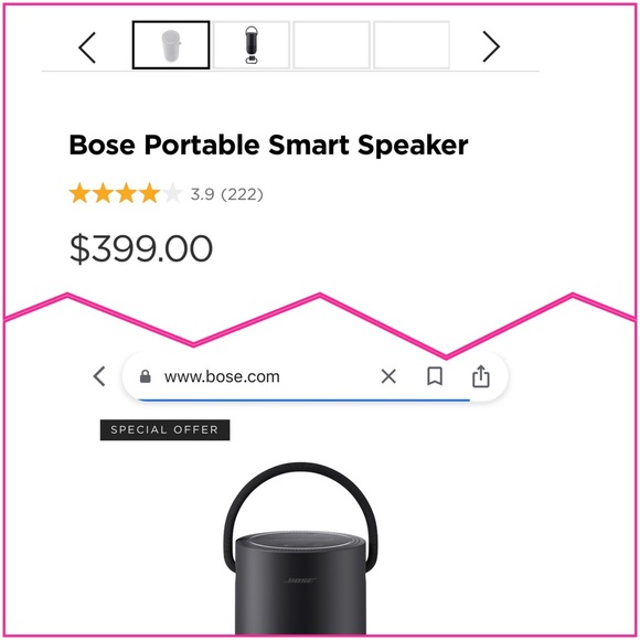 🚫SOLD 🔈Bose Portable Smart Speaker🎵🚫 - Picture 8 of 8